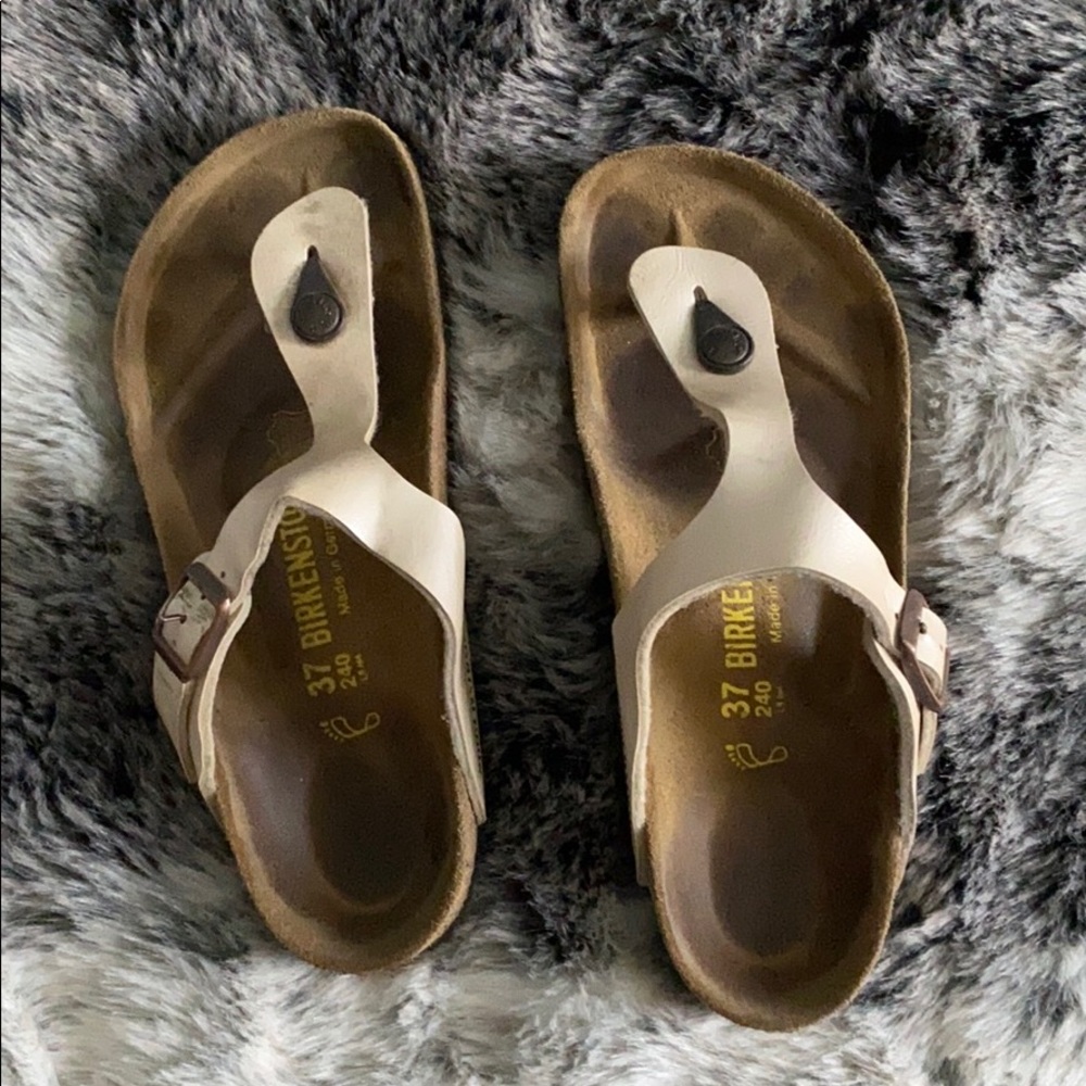 white birkenstocks